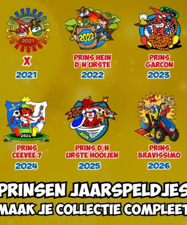 Prinsen jaarspeldjes